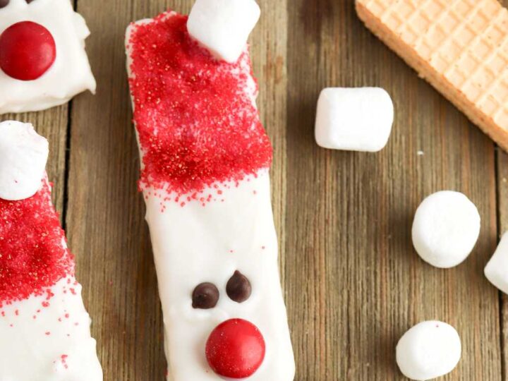 no bake santa cookies