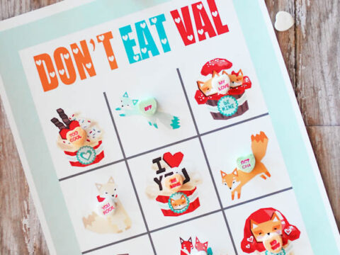 Image for Valentine Party Game Free Printable: Don't Eat Pete