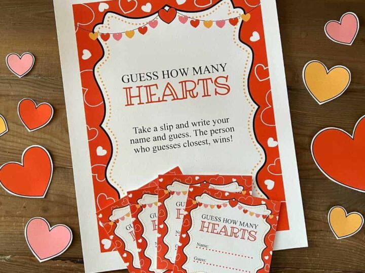 Image for Guess How Many Hearts Valentine Game