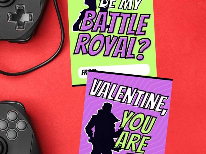 Image for Free Printable Fortnite Valentines for Kids