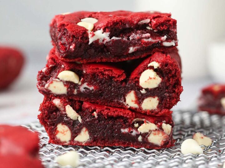 Image for Red Velvet Cake Mix Brownies
