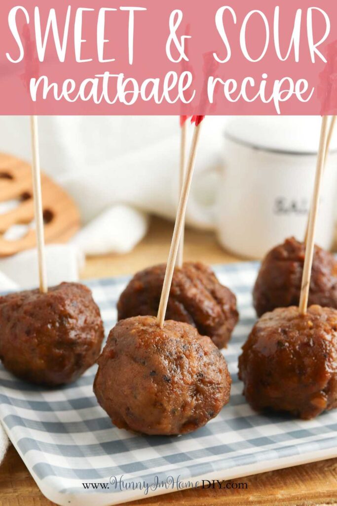 how to make sweet and sour meatballs