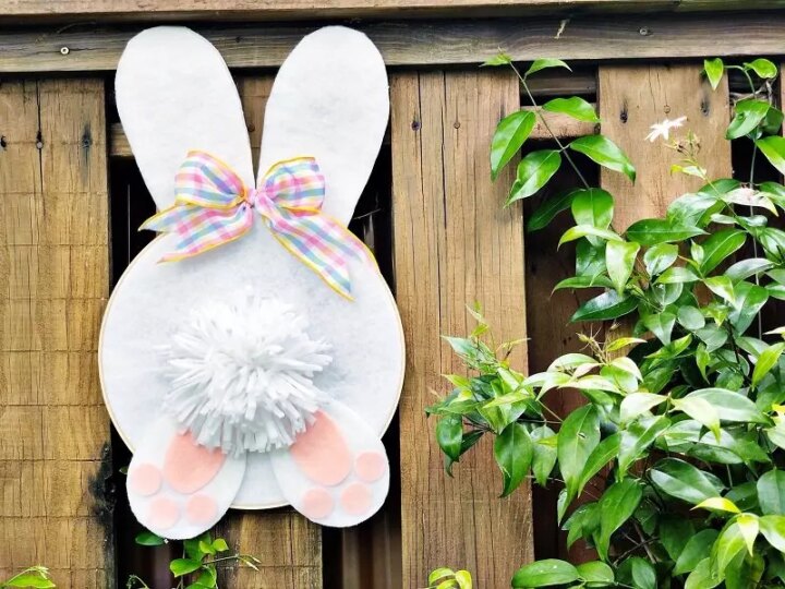 Image for DIY Bunny Tail Embroidery Hoop for Spring