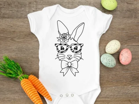 Image for Easter Bunny Face SVG
