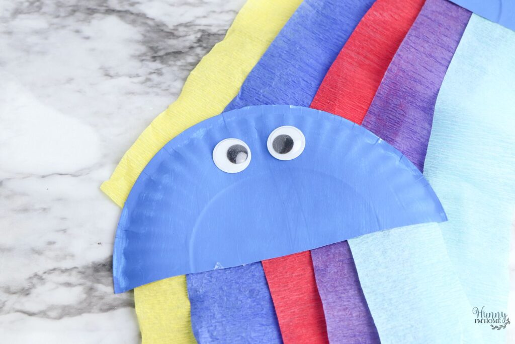 sheep paper plate craft template