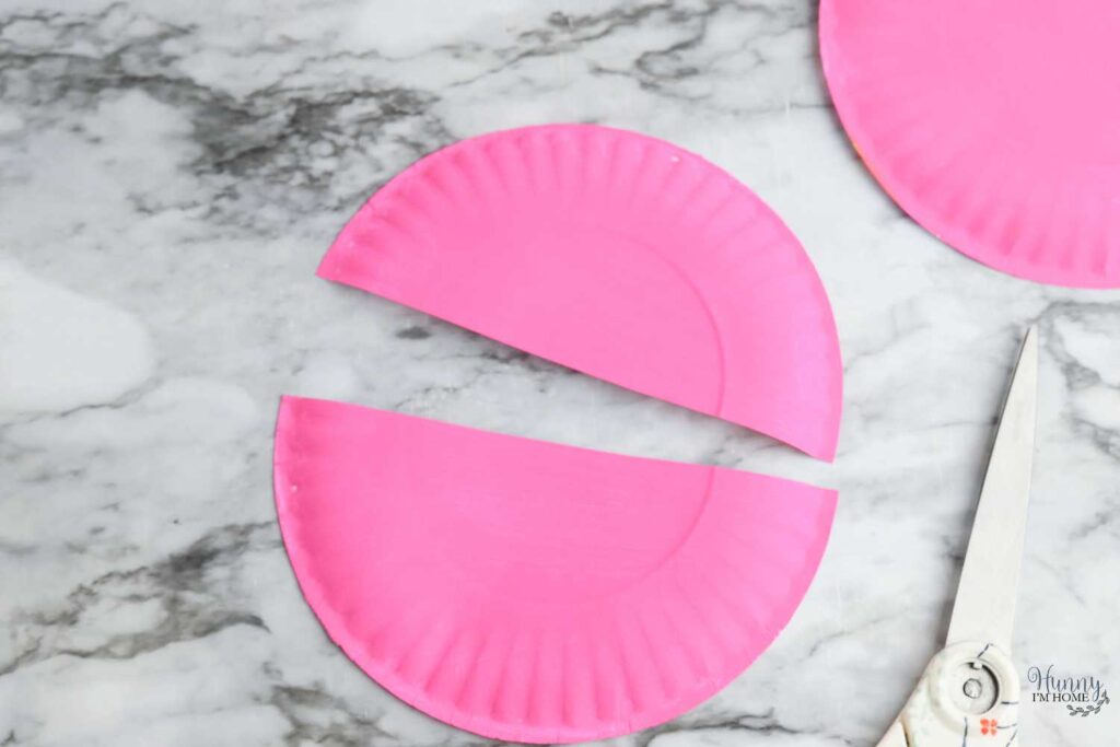 flamingo paper plate