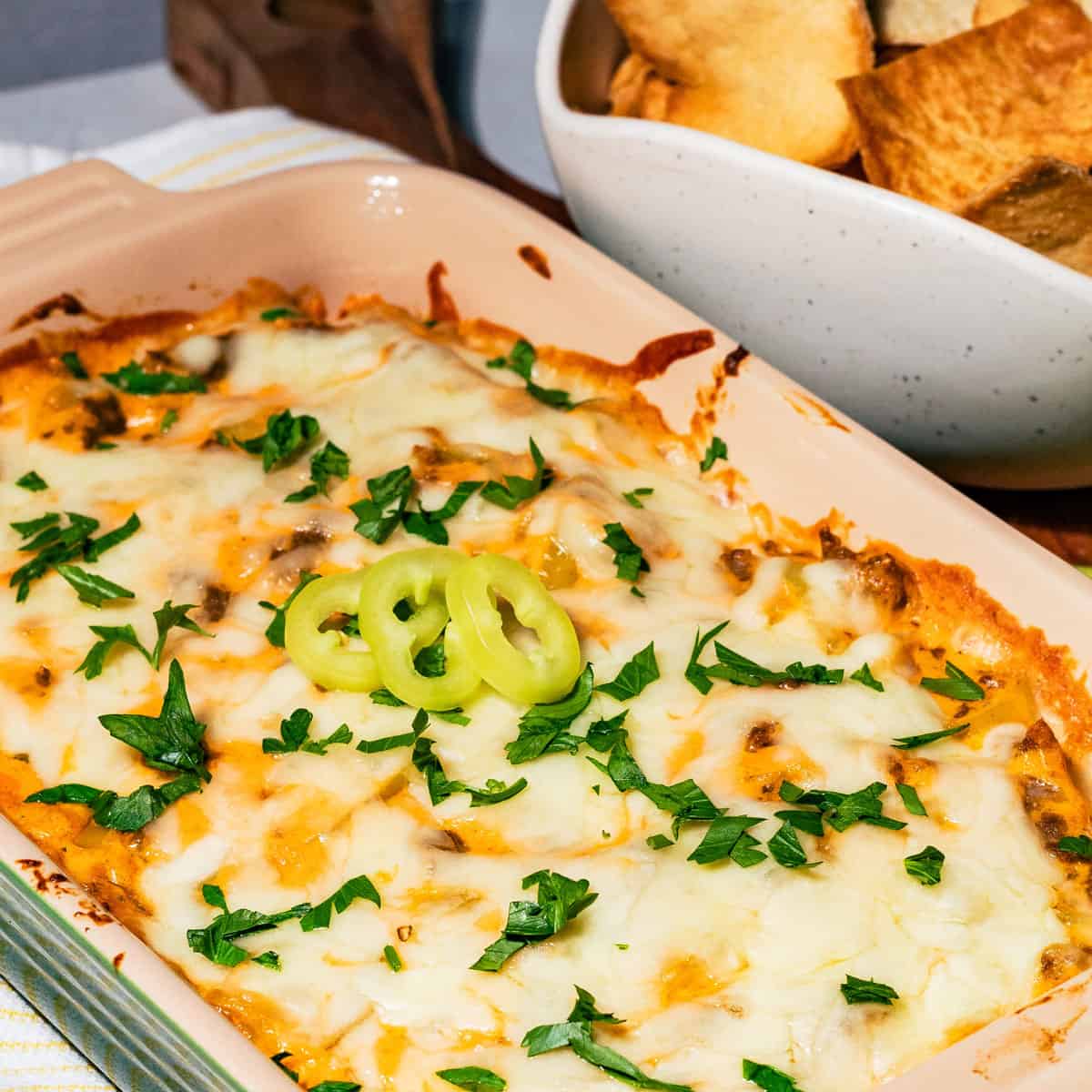 Image for Easy Stuffed Banana Pepper Dip