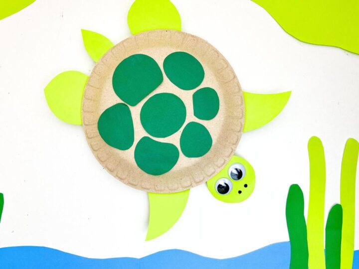 Image for Turtle Paper Plate Craft With Moving Head 