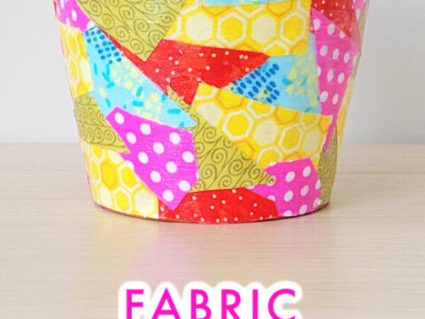 Image for Fabric-Covered Flower Pot Tutorial