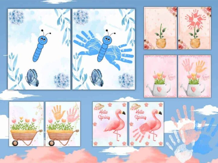 Image for Spring Mother’s Day Handprint Free Printable Art