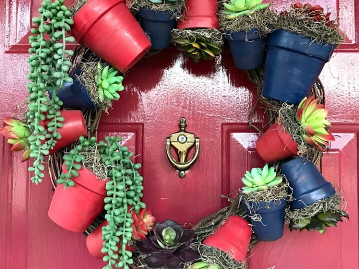Image for DIY Americana Clay Pot Wreath