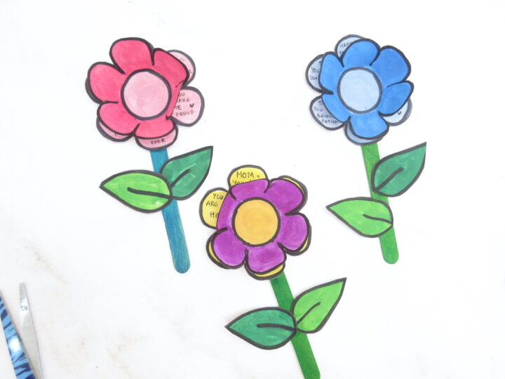 Image for Mother's Day flower craft idea for kids