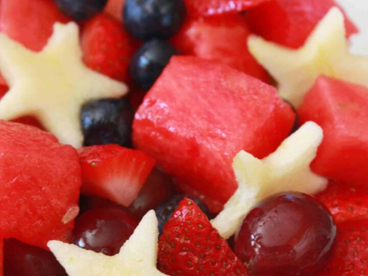 Image for Red White and Blue Fruit Salad | Desserts