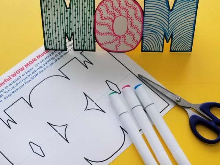 Image for Free Printable Mothers Day Card to Color