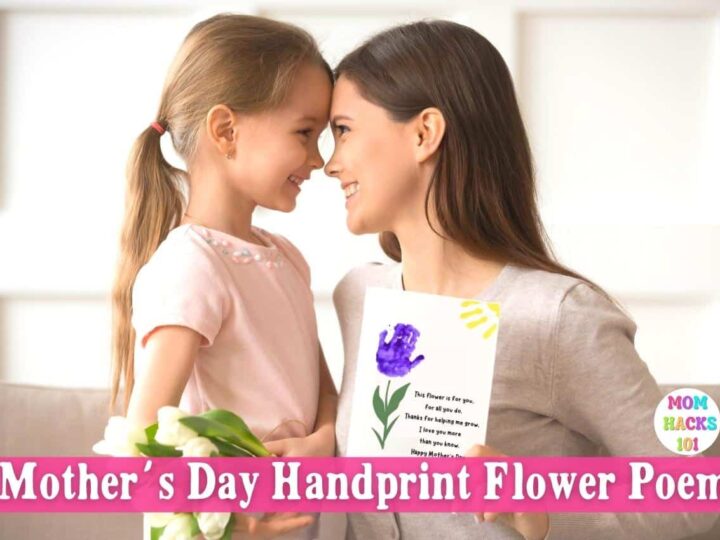 Image for Mother’s Day Handprint Flower Poem Printable