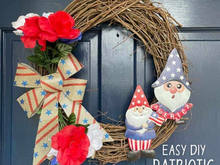 Image for Patriotic Gnome Wreath DIY for July 4th or Memorial Day