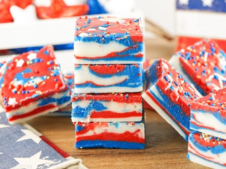 Image for Red White and Blue Swirled Fudge
