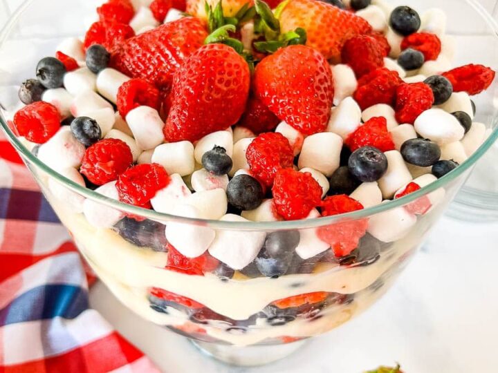 Image for Red White and Blue Cheesecake Salad