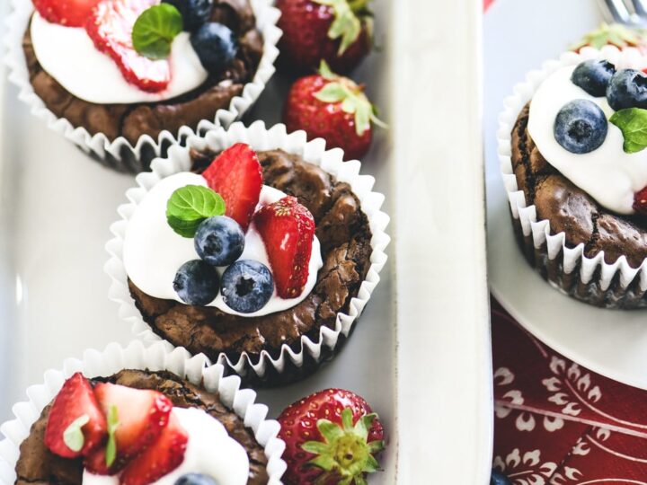Image for Red White & Blue Brownie Bites