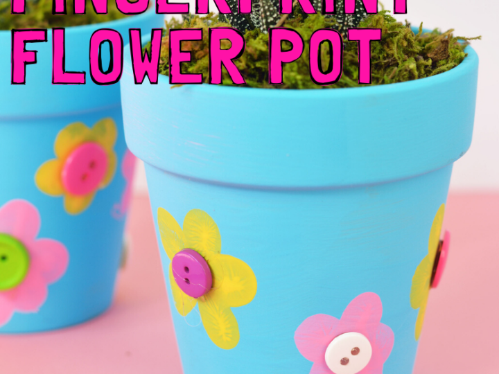 Image for Fingerprint Flower Pot Craft