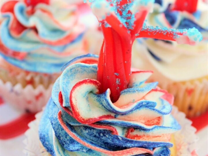 Image for Firecracker Vanilla Cupcakes