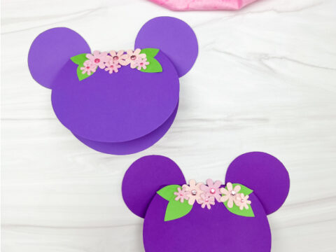 Image for Mickey Mouse Mothers Day Card Craft [Free Template]