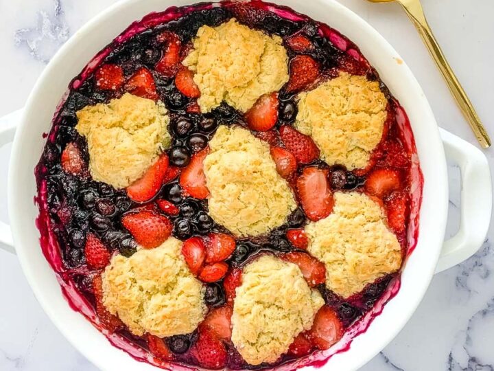 Image for Strawberry Blueberry Cobbler
