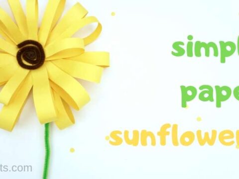 Image for How to make a simple paper sunflower