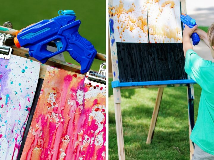 Image for Thrill Your Kids with Colorful Squirt Gun Painting