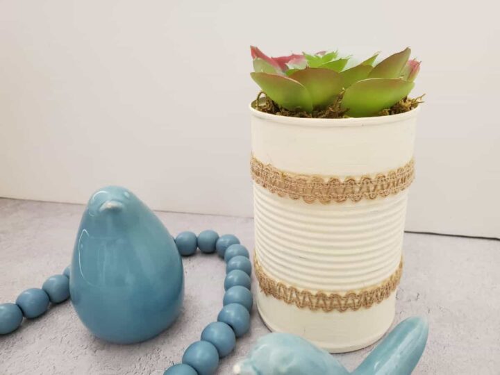 Image for Dollar Tree Succulent Tin Can Planter Ideas For Just A Few Dollars!