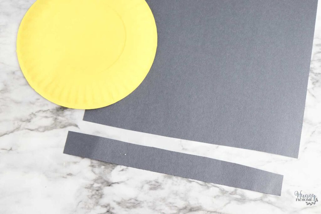 black construction paper