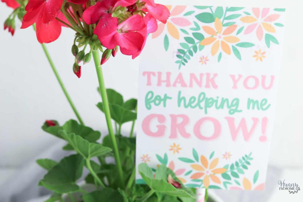 how to make a flower gift for teacher