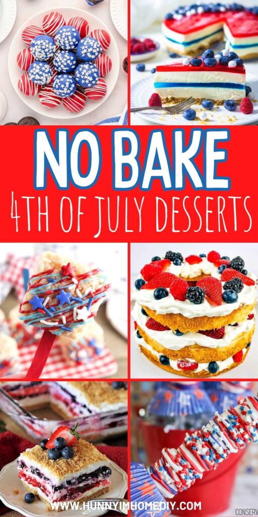 no bake patriotic desserts