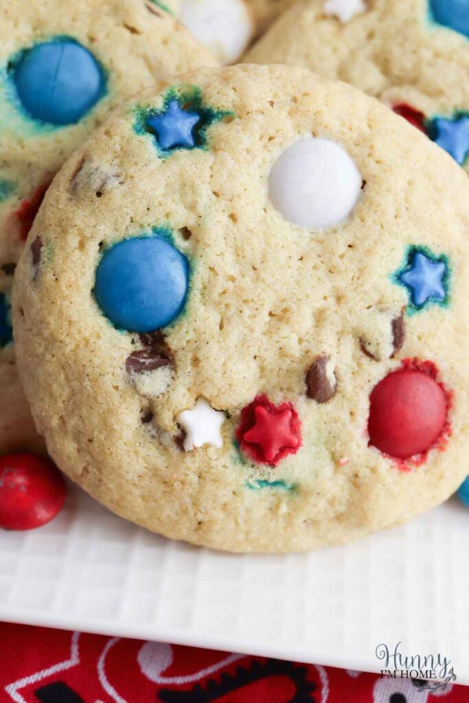 red white and blue cookies