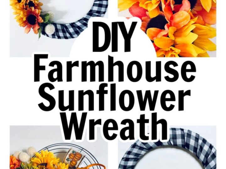 Image for DIY Sunflower Farmhouse Check Wreath