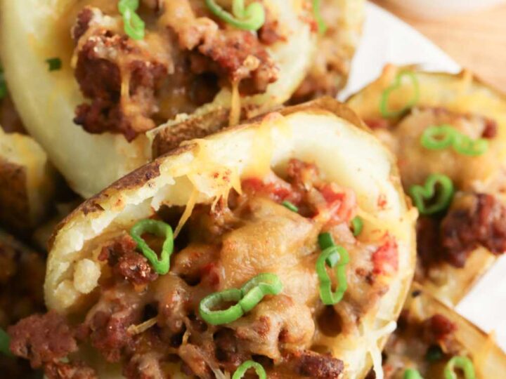 taco stuffed potato skins