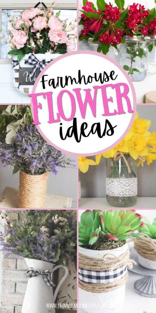 rustic farmhouse flower decor