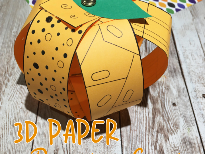 Image for 3D Paper Pumpkin Craft