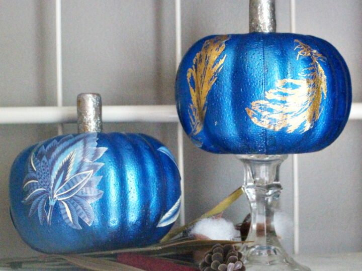Image for Quick And Easy Decoupage Dollar Store Pumpkins