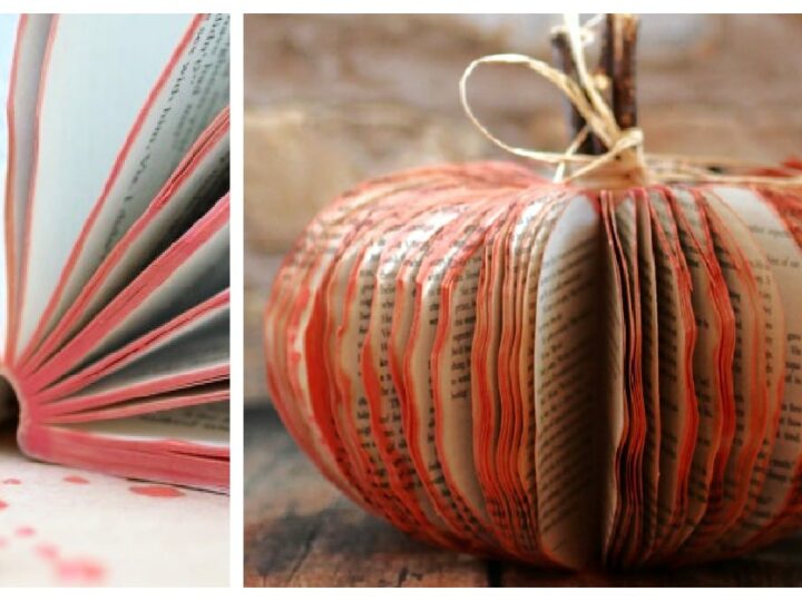 Image for Easy & Festive Book Pumpkin Craft Perfect for Autumn Decor