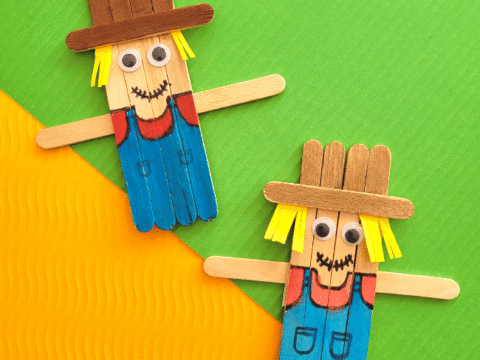 Image for Popsicle Stick Scarecrow