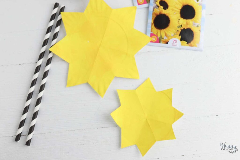 painted sunflower craft