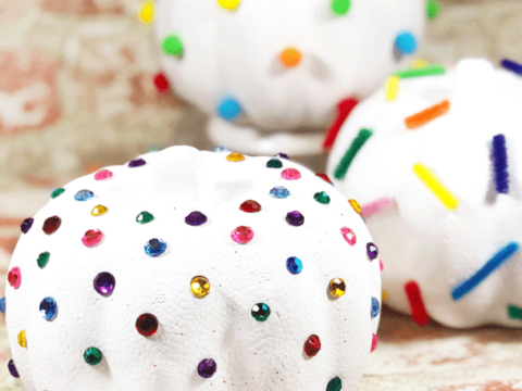Image for Dollar Store Fine Motor Pumpkin Craft for Kids