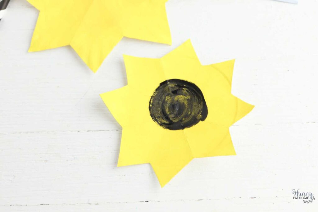sunflower craft for preschool