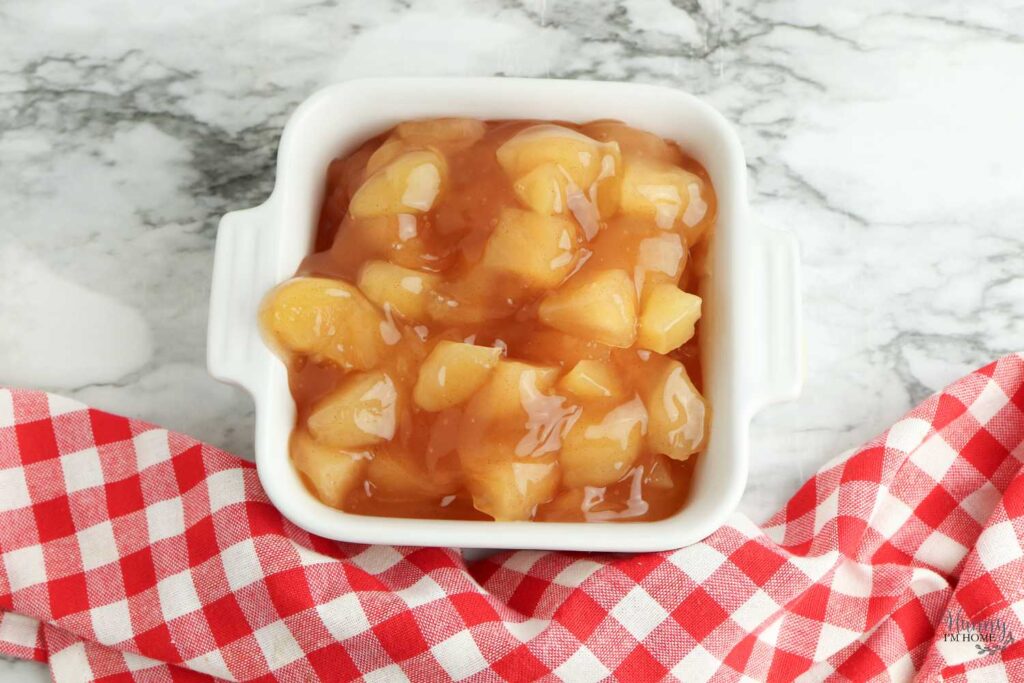 tacos with apple pie filling