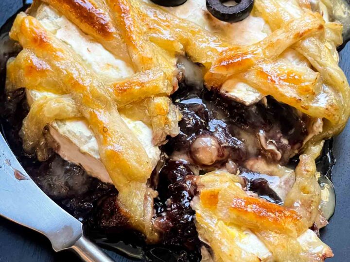 Image for Halloween Mummy Wrapped Baked Brie Recipe