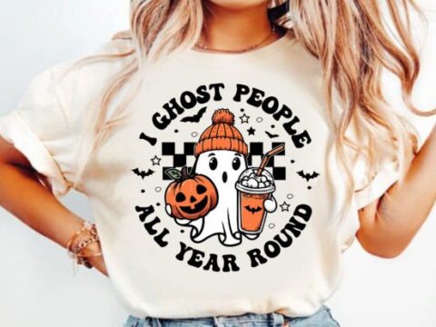 Image for I Ghost People All Year Round Tee