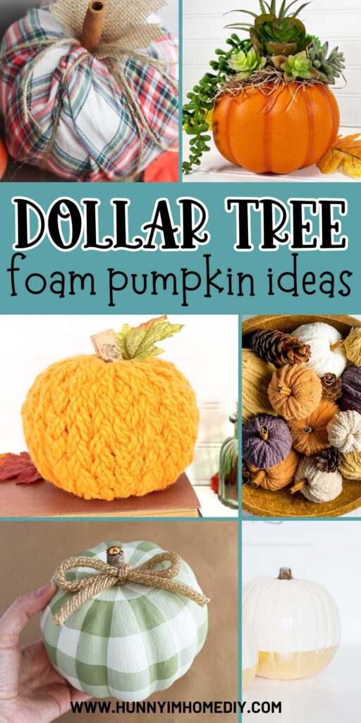 dollar tree pumpkin crafts