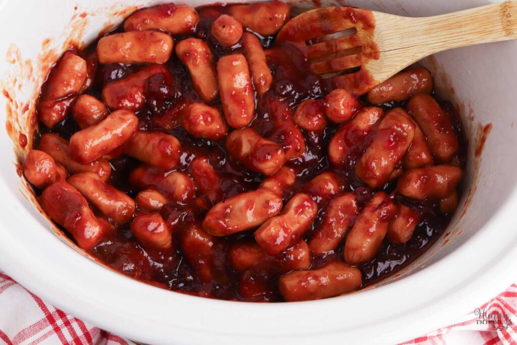 little smokies with cranberry sauce
