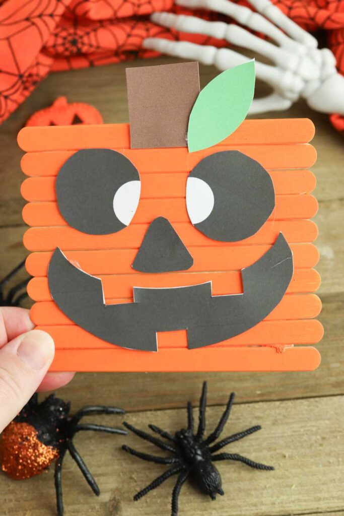 lollipop stick jack o lantern